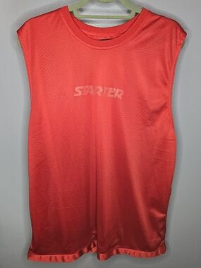 Starter Basketball Jersey Sleeveless Reversible Red Mens Size Medium